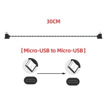 DJI Mavic Pro/Mavic 2/Mini 1/SE/Spark/Air Type-C 용 리모컨 데이터 케이블 Iphone/ipad 마이크로 USB IO, 02 30cm Micro-USB