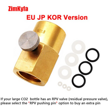 W21.8-14 CGA320 탄산음료 메이커 CO2 실린더 리필 SodaStream CO2 Carbonator 어댑터 커넥터 밸브, EU JP-VERSION