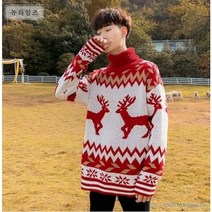남성 크리스마스 긴팔 니트 A240114