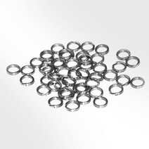 루어스플릿링 10개입 튜닝용 바늘 연결고리 선상 루어낚시 소품, 4mmX0.7mm, 1개