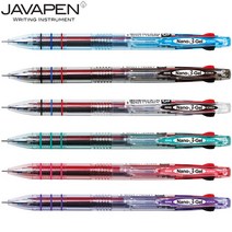 자바 나노3겔 3색 중성펜 볼펜 0.3mm 1개 낱개, 투명