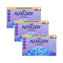 LG생활건강 샤프란 AURA 건조기 전용 섬유유연제 매그놀리아 드라이시트 40매 X 3개