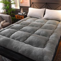 겨울 양털 토퍼 침대토퍼 바닥이불 수면 꿀잠 매트리스 10cm, 순면꿀잠토퍼