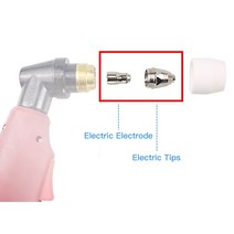 20PCS P80 플라즈마 절단 토치 CNC 60A 80A 100A 전기 팁 전극 노즐에 대 한 소모품, 02 Premium Version_03 1.7mm