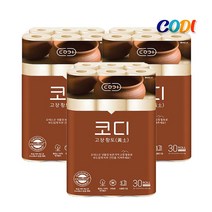 코디 고창 황토 27M 30롤x3개 롤화장지, 1개