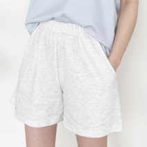 가비진 여성용 3부 반바지 데일리 스판 밴딩 팬츠 반바지 트레이닝 빅사이즈까지