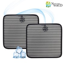 네이처월드 마작방석 대나무방석 쿨링 통풍방석 럭셔리블랙방석 1+1 여름방석 나무방석 마작자리 쿨방석, 2장, 럭셔리블랙