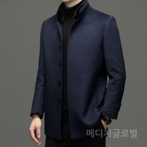 중년 남성 울 캐시미어 자켓 두꺼운 가을 겨울 쇼트 코트 카라 재킷 40대 50대 직장인