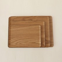 사각 논슬립 아보르트레이 우드패턴 나무패턴 가벼운 쟁반 카페 베이커리 서빙 빵 음식 식당, 미니