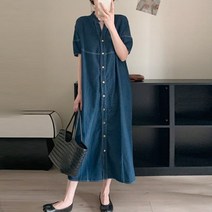 헤레이스 버튼셔츠데님원피스 YMSH23SS630
