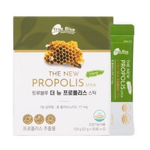 [코스트코] 1+1 트루블루 더 뉴 프로폴리스 스틱 2g x 30포 분말형 사과맛 프로폴리스, 1