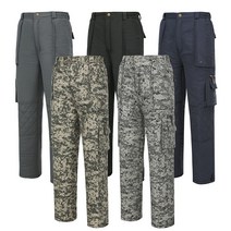 겨울 방한복 기모패딩 바지 작업복 솜바지 기모본딩(주머니찍찍이), 32(XL), 그레이