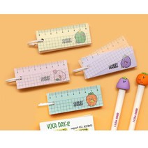 당근친구들 눈금자메모지 단어장 카드링 캐릭터