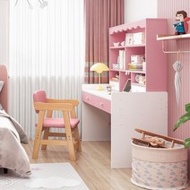 이케아어린이책상 6세 책상 여아 여자아이 핑크 공부, 색상 80CM(메인 사진)