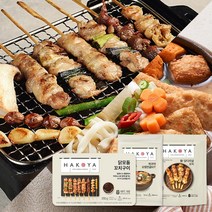 하코야 닭모둠꼬치구이 350g + 통 닭다리살꼬치 370g + 오뎅전골kit 751g, 닭모둠꼬치350g+통닭다리살꼬치370g+오뎅전골751g