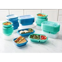 (미국직배송) 러버메이드 밀프랩 컨테이너 밀폐용기 100피스 (Rubbermaid 100-Piece)