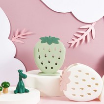[투썬빌리지] 딸기퐁당 디자인 수저정리함 5color, 1개, 화이트