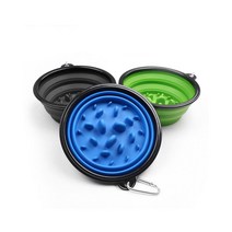 강아지급체 애견밥그릇 슬로우식기 강아지급체방지식기, 캑터스급체방지식기, 블루