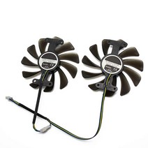 NNLZotac GeForce GTX 1070 1080 GTX1070 GTX1080 AMP 에디션 그래픽 카드 쿨링 팬 2개/로트 95mm 4핀 쿨러 교체
