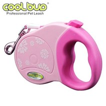 [오너클랜] 애견줄 스마트자동줄 핑크 XS