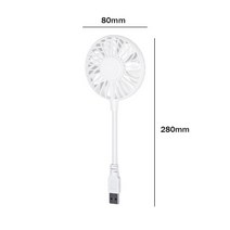 대형실링팬 열 야외 캠 소형 선풍기 USB 충전 휴대용 데스크탑 기숙사 벽 걸이형 천장 램프 텐트 전기, 04 White USB Fan