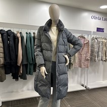 올리비아로렌 역시즌특가 80프로 프리미엄 모피 넥 구스 롱 패딩 _VOPKDXWB316 NC중앙로역점