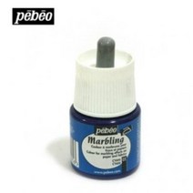 알파(ALPHA) 마블링 낱색 45ml 섬유페인팅물감, 6161540   UltramarineBlue/free