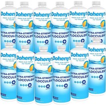 Doheny수영장 응집제 정화제 미국산 수처리약품 약품 청정제 탁도개선 펜션 풀장, 12 x 1Qt.