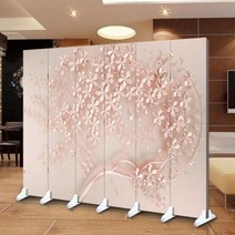 차례 돌상 자수 민화 4폭 병풍 중·유럽식 패션 칸막이 거택 미용실 사무실 내 호텔 3D, 01 크림색