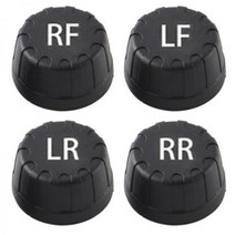 스마트 자동차 타이어 압력 모니터링 시스템 TPMS 태양 광 발전 USB 보안 알람 무선 센서 안전, Back left