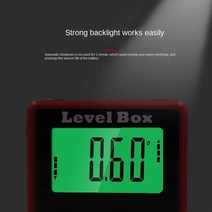 디지털각도기 표면조도 전자 각도계 Mini 360° Digital Protractor Inclinometer LCD Electronic Level Bo, 한개옵션0