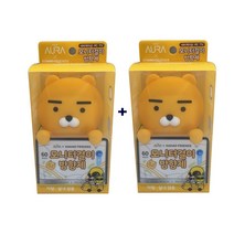 카카오프렌즈 아우라 모니터걸이 차량용 네비게이션 방향제 라이언 x 2