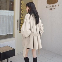 MOSAIRATION가을 패션 여성용 쇼트 트렌지 코트 숏점퍼 하프재킷