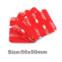 폼 양면 테이프 몰딩 10-50Pcs 강한 양면 접착 폼 패드 테이프 아크릴 Tracsless 여러 크기, 07 Square  50x50mm_01 10PCS