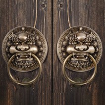 oem 해태 사자상 대문문고리 전원주택 정원 마당 꾸미기, 08A
