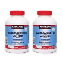 커클랜드 글루코사민 1500mg + 엠에스엠1500mg 2개, 상세페이지 참조