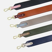 니뜨 컬러 가죽 와이드 스트랩 /뜨개실무료도안증정 컬러가죽와이드스트랩 컬러스트랩 뜨개가방스트랩 뜨개가방끈 뜨개보조도구 뜨개도구, 네이비