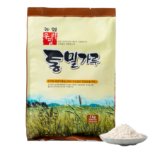 우리밀 통밀가루 1kg 국내산100% 통곡물 농협생산, 1개