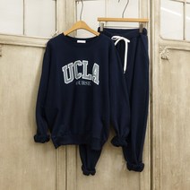 UNIV 레터링 봄가을 맨투맨 조거 상하 트레이닝세트