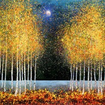 라움아트 황금나무 자작나무 아크릴 그림액자 30x40, 노프레임 아크릴액자 04