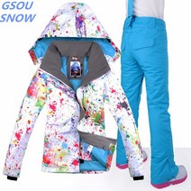 승마레슨 승마바지 Gsou snow-고품질 여성 자켓 스키복 캠프 승마 스포츠 방수 방풍 스노우보드 + 바지, 11 Q5_04 L