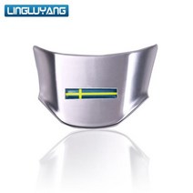 볼보 S90 XC90 스티어링 휠 장식 프레임 xc60 v90 특수 ABS 도금 인테리어 스티커 s60 v60 2020 자동차 액세서리, 은_One Size, 은_One Size, 은