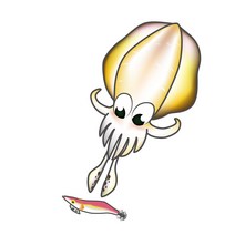 갑오징어G 낚시스티커