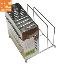 Living 3가지를 한번에 키친프리 칼 도마 조리도구 꽂이 수납 거치대 싱크대 조리기구 꽂이, 대표상품, [ 1개 ]