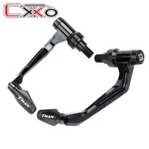 Yamaha TMAX 530 SX DX tmax530 2017 2018 2019 2020 오토바이 핸들 바 그립 브레이크 클러치 레버 가드 프로텍터, 검은 색