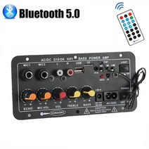 전력 증폭기 보드 내장 블루투스 220v 12v 24v 8-12인치 스피커 서브우퍼 범용 aux tf 카드 오디오 앰프 모듈, 우리 플러그