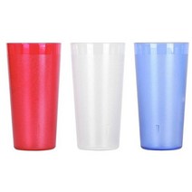 플라스틱컵 물컵 카페컵 물잔 음료컵 pc컵 1개 570ml, 옵션:투명, 팡팡 투명