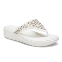 크록스 샌들 우먼 몬트레이 디아망떼 웨지 플립 206343-174