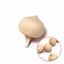 도토리팽이-약43개 팽이 나무팽이 도토리모양 팽이놀이 팽이만들기, 단품