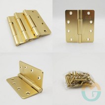 위센티브 3너클 경첩 1각 3개입 골드 SB 방화문경첩 접이식경첩 현관문힌지